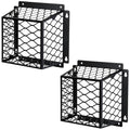 Dryer Vent Bird Guard,Dryer Vent Cover Outside for 3-4 inch Vent Hoods-2pk | Universal Outdoor Bird Guard for Dryer Vent & Bathroom Exhaust,Galvanized Steel Bird Cage 7"Lx7"Wx5"H,Prevent Bird From Enter - size: 7"Lx7"Wx5"H, style: Black-2PCS