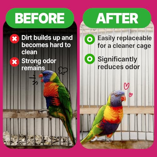T TORTO9 Bird Cage Liner - 120 Paper Sheets, 20" x 18", 2.9 lb - Ideal for Pet Habitats, Bulk Pack for Long-Lasting Use, Newsprint Texture, Convenient Parcel Packaging - size: 20 x 18 in