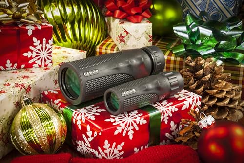 Barska Blackhawk Waterproof Monocular – Compact, Fogproof, Multi-Coated Optics, Slip-Resistant Grip for Birding, Hiking, Sports, Concerts & Outdoor Use - style: 10x25