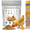 BGraceyy Chicken Nesting Herbs 32 oz – 11 Natural Dried Herb Blend with Marigold for Chicken Coop & Roost Refresh, Nesting Box & Dust Bath, Supports Natural Nesting Behavior - size: 32 ounce