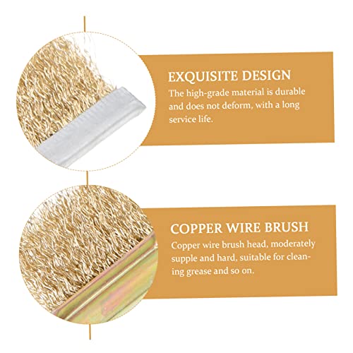 ibasenice 1set Bird Cage Cleaning Brush Handle Wire Cleaner for Maintenance for Bird Owners to and Fecal Practical Cleaning Tool - size: 22X3X2CM