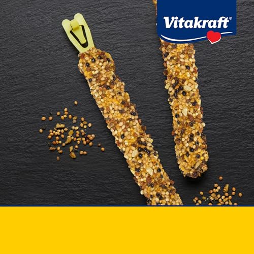 Vitakraft Crunch Sticks Parakeet Treat - Pet Bird Treat Toy - Long-Lasting Chewing Fun (Sesame & Banana) (Pack of 2) - size: 1 Ounce (Pack of 2)