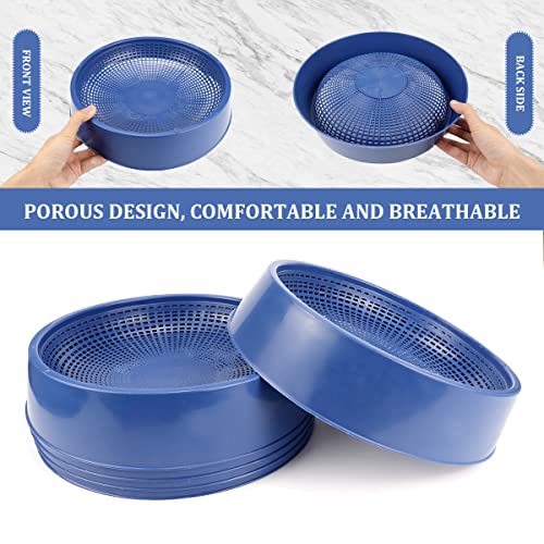 10 Pcs Plastic Pigeon Nest Bird Nest Bowls Pigeon Nest Bowl Breeding Hatching Nest for Pigeons Quails Breeding Hatching (Blue)