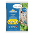 Happy Wings Sunflower Hearts & Chips - Sunflower Kernels and Chips Bird Food - 5 Lb No Mess, No Waste I No Grow Seed | Bird Seed for Wild Birds - size: 5 Pound (Pack of 1)