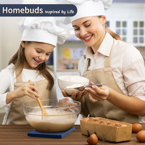 Homebuds 22lb/10kg Food Scale, Precision 0.1oz/1g by Our Professional Scale Factory Since 2001, Kitchen Scales Digital Weight Grams and Ounces for Cooking and Baking, LED, 3*AAA Batteries, Blue - color: Blue