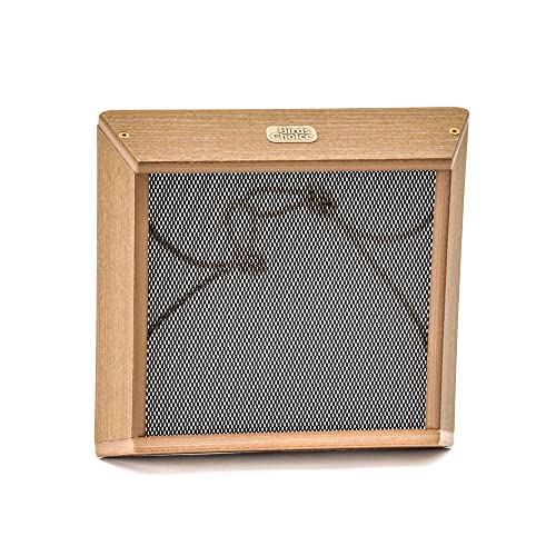 Birds Choice SCHPF100 Hanging Tray Bird Feeder, Spruce Creek Collection, Recycled Plastic,Natural Teak | Recycled Plastic Platform, Open Design Welcomes a Variety of Wild Birds, Easy to Fill and Clean - color: Natural Teak