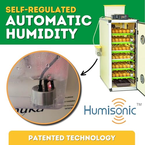 Incubators for Hatching Eggs – 180 Egg Incubator Setter & Hatcher with Automatic Turner & Digital Humidity Control Cabinet, Large Chicken Incubator & Quail Egg Incubator by Hatching Time - size: 180 Eggs, style: Egg Incubator and Hatcher