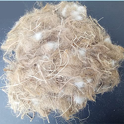 YJJKJ Natural Mixing Nesting Material Pads for Bird Nest, Bird Nest Nesting Liners Great for Nest Building and Hideouts (80G / 2.8OZ)