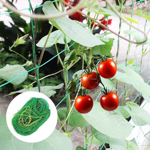 Trellis Netting for Climbing Plants - Heavy Duty Garden Trellis Netting for Cucumber, Vine, Fruits & Vegetables Tomato Plants Trellis Net, Climbing Vining Plants (1 Pack 7 x 10Ft)