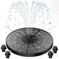 AISITIN 3.8W Solar Fountain for Bird Bath, 2026 Newly Solar Fountain Pump | Multiple Nozzles, 4 Anti-Drift Fixed Pipes, Attract Birds, Solar Bird Bath Fountain for Garden, Fish Tank, Small Pond, Yard