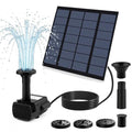 1.8W Solar Fountain Pump, Solar Pond Fountain Solar Water Fountain with Separated Solar Panel & 9.84FT Cable, Outdoor Solar Fountain for Bird Bath, Small Pond, Fish Tank, Garden Water Feature - color: 1.8w Solar Fountain Pump
