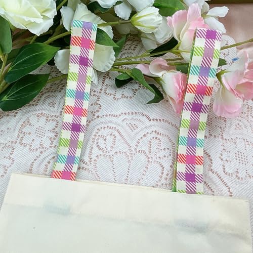 Easter Basket Bunny Canvas Tote Bag, 12.2x11 Inches, Natural Canvas, Hand-Carry, for Gift and Easter Egg Collection - color: B-bunny