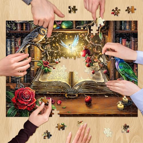 300 Pieces Puzzle for Adults, Magic Book Jigsaw Puzzle - style: Magic Book