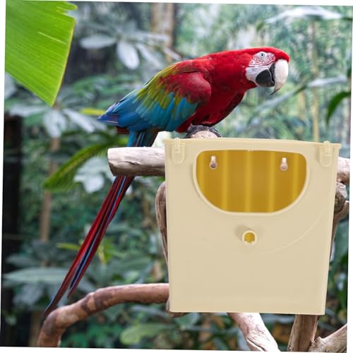 Alipis Bird Breeding Box 4Pcs Hanging Nesting Boxes for Small Birds Finch Parakeet Budgie Plastic Bird Hatching House Durable Weather Resistant Supplies