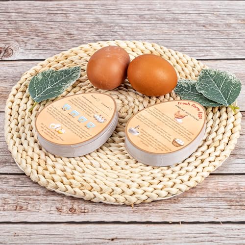 240 Pcs Egg Handling Instruction Cards Fresh Egg Farm Sign | 3.54 x 2.76 inch,Double-Sided Printing Sales Accessories for Egg Cartons & Farm Displays