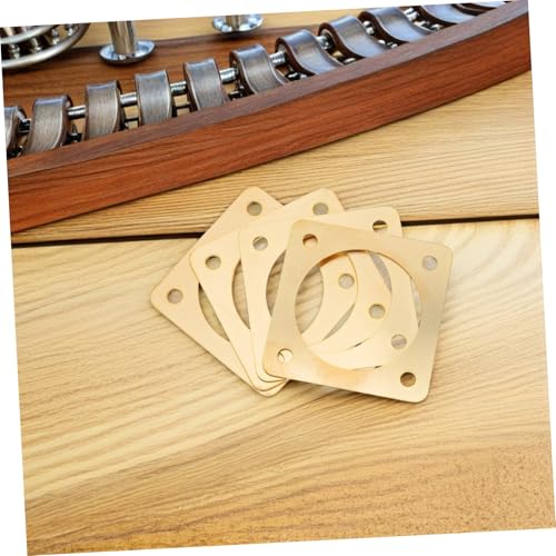 SUPVOX 4Pcs Metal Birdhouse Opening Protectors Durable Sparrow House Predator Guards with Inner Diameter for Enhanced Bird Safety and Comfort