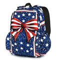 American Flag Star Backpack School Backpack Teens Bookbag for Girls Boys Hiking Camping Travel Sports - color: Star