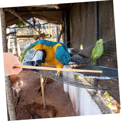 MERRYHAPY 2pcs Bird Cage Cleaning Brush Set Pet Cage Cleaner Brush Pet Feeder Cleaning Tools Reptile Chicken Coop