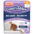 Hartz Comfitables Cat Diapers, Size S 16 Count, Comfortable & Secure Fit, Easy to Put On - size: Small