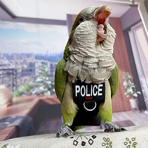 Bird Clothes Parrot Diapers Bird Flight Suits, Reusable Waterproof Diapers pet Bird Supplies (M)