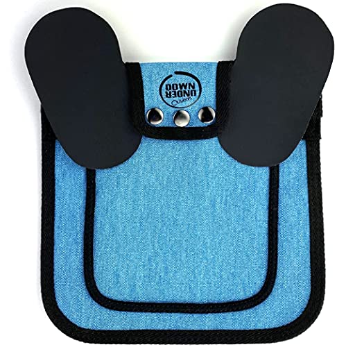 DOWN UNDER OUTDOORS Medium-Large Chicken Saddle Hen Apron Saver (Blue) | Adjustable Straps, Chicken Apron, Poultry Saver, Pet Supplies, Including Shoulder Cover, 14 oz Breathable Cotton Canvas - color: Blue