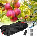 BSTPCOO 50'x50' with 2" Mesh Netting for Chicken Coop with Bird Scare Tape | Heavy Duty Nylon Bird Netting, Hawk Nettings for Chicken Run, Poultry Nettings, Chicken Netting Roof Deer Net with Cable Ties - size: 50'×50'-2''