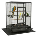 Under Pet Cage Mat for Bird Cages, Dog Kennels, Reptile Aquariums, Dog Kennels, Water-Resistant Pad for Hard Floors and Surfaces (X-Large) - size: X-Large