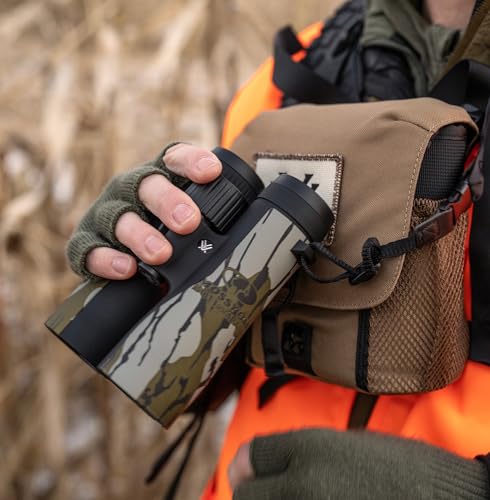 Vortex Crossfire HD 10x42 Binoculars (Mossy Oak Bottomland) | HD Optics, Tripod Adaptable, Waterproof, Fogproof, Shockproof, Included GlassPak Harness - Unlimited, Unconditional Warranty - color: Mossy Oak Bottomland, size: 10x42