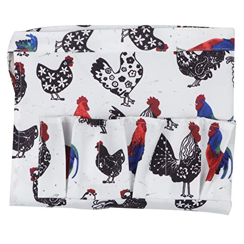 Zopsc Eggs Collecting Apron with Multiple Pockets, Farm Apron for Chicken Duck Eggs Gathering, Egg Holding for Farmhouse Supplies (2 L)
