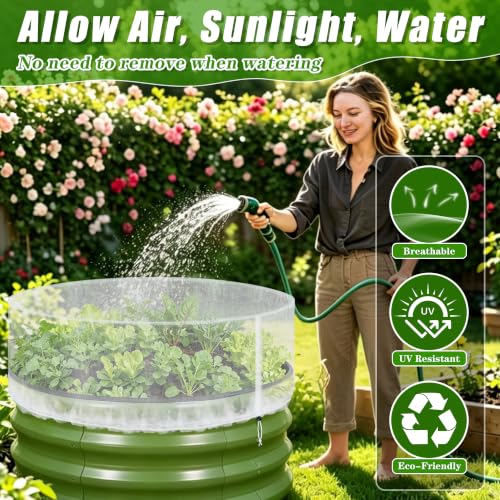 Garden Netting for Raised Beds, Plant Covers Garden Protection Bird Netting | 2x2FT Raised Garden Bed Cover, Ultra Fine Mesh Netting Pest Barrier Screen for Vegetables Fruits Crops, with Drawstring, 2PCS - size: 2x2x1FT
