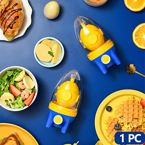 Egg Yolk Mixer Manual Puller, Golden Egg Maker, Egg-Spinner Quick Eggs Homogenizer, Egg-Shaker, Silicone Shaker Whisk with Drawstring for Kitchen Mixing Eggs Whites and Yolks