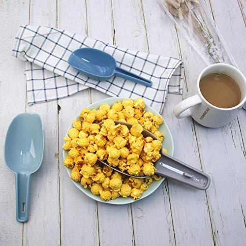 Set of 3 Scoops for Canisters, Plastic Flour Scoop, Ice Scooper for Canisters, Flour, Powders, Dry Foods, Candy, Popcorn, Coffee Beans Pet Food - size: Pack of 3