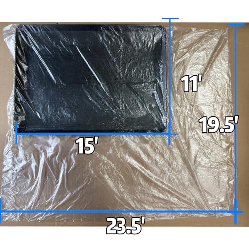 Disposable Bird Cage Liner Bags 100-Pack - 23"x19" Oversized Plastic Tray Covers | Loose Wrap Design for Easy Install | Fits Most Small to Large Cages | Leakproof & Tear-Resistant