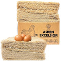 Laying Hen Nest Box Pads Made in USA from Sustainable Aspen Exceslior - 13x13 Nesting Box Liners (10 Pack) - size: 10 Pack