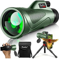 12x60 Powerful Monocular for Adults High Powered, 2026 New Version, Smartphone Adapter Tripod Plus Portable Bag, Larger Vision Monoculars with BAK4 Prism & FMC Lens, for Bird Watching Hiking - size: 12x60