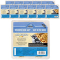 Heath Woodpecker Suet Cake, 5.2in, 10oz, 12 Pack - Blend Attracts Woodpeckers & Songbirds, No Melt - size: 10 Ounce (Pack of 12)