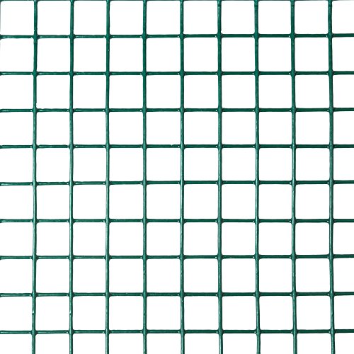 YARDGARD 1/2 Inch Mesh Welded Wire Fence, Hardware Cloth, 19 Gauge Galvanized Steel for Garden Protection, Cage Fencing, Chicken and Rabbit Barriers, and Crafts, 24 Inches x 25 Feet - size: 24 Inches x 25 Feet