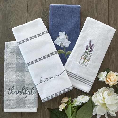 SKL Home by Saturday Knight Ltd. Lavender Hand Towel (2-Pack), White , 16x25 - color: Lavender