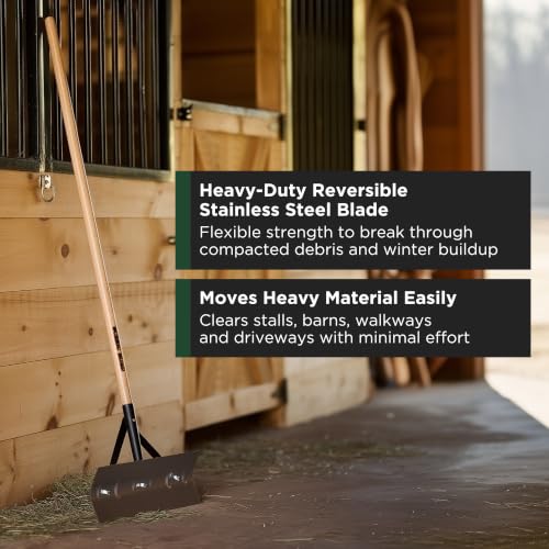 Scenic Road 24" Steel Blade Floor Scraper 58" Handle Made in USA (SRSS24) - size: 24-inch Stainless Steel