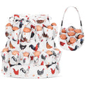 Egg Collecting Apron and Basket, 12 Pouches Chicken Egg Apron with 7 Pouches Basket, Aprons for Fresh Eggs - color: Style 2