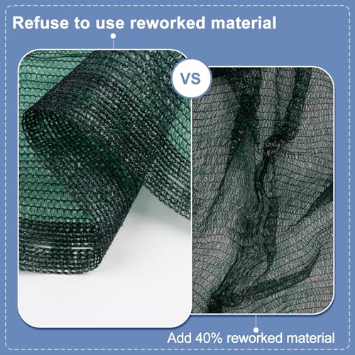 LOVE STORY 6x12FT 70% Dark Green Shade Cloth Sun Shade Net UV Resistant Mesh Tarp Plant Cover Sunblock Net for Garden,Greenhouse,Vegetables,Flowers - color: 70% Shade-dark Green, size: 6FTx12FT