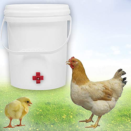 TIHOOD 20PCS Horizontal Side Mount Automatic Poultry Nipples Drinker Waterer for Chicken or Quail