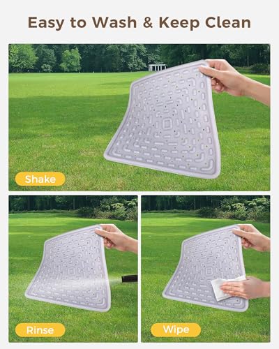 Washable & Reusable Nesting Pads for Chicken Coop - 4Pcs Chicken Nest Mats - Durable 12"x 12" Plastic Nest Box Pads for Egg Laying Hens (Soft, Easy Clean, Premium)