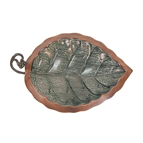 Aspen Leaf Birdbath with Wall Mount Bracket