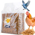 RANZ 5LB Dried Mealworms for Chickens, Ducks & Wild Birds, High Protein Treat - size: 5 Pound (Pack of 1)