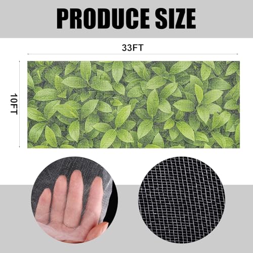 2 Pcs Garden Netting Set Trellis Netting Heavy Duty Polyester 5 x 30ft and Garden Cover Mosquito Bird Mesh 10 x 33ft for Vegetables Fruits Protection, Climbing Plants Grow