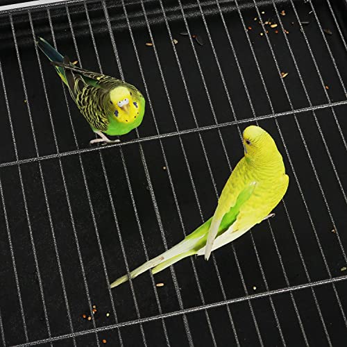 Topeakmart X-Large Parrot Cage Bird Cage with Rolling Stand for Medium Birds Cockatiels Quaker Green Cheek Sun Conure African Grey, 60.5inch - size: X-Large