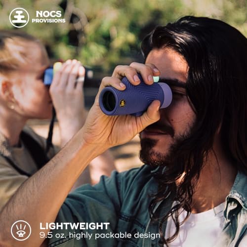 Nocs Provisions Zoom Tube 8x32 Monocular, Bird Watching & Backpacking | 8X Magnification Telescope, Bak4 Prism, Wide Field of View for Wildlife Viewing - color: Frost Purple
