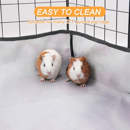 Guinea Pig Cage Liner，Washable Waterproof Oxford Cloth Cage Liners for Small Animals,Hamster Chinchilla Hedgehog Rabbit and Other Small Animals Not Include Cage(36x36 inches) - size: C&C 3x3(36x36 inches)