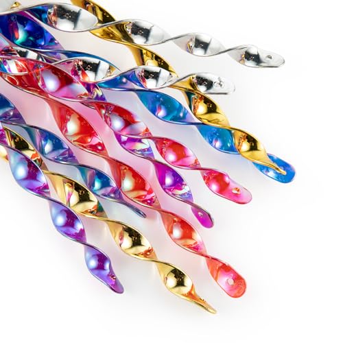 OFFO Bird Scarer Rods 11.5 in(20 PCS) Multicolored Reflective Bird Device Outdoor Bird Scarer to Keep Pigeon and Woodpecker Away from Garden or Yard - color: Multicolor